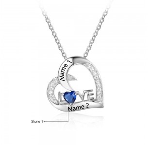 Personalized Birthstone Necklace JEWJONE101872